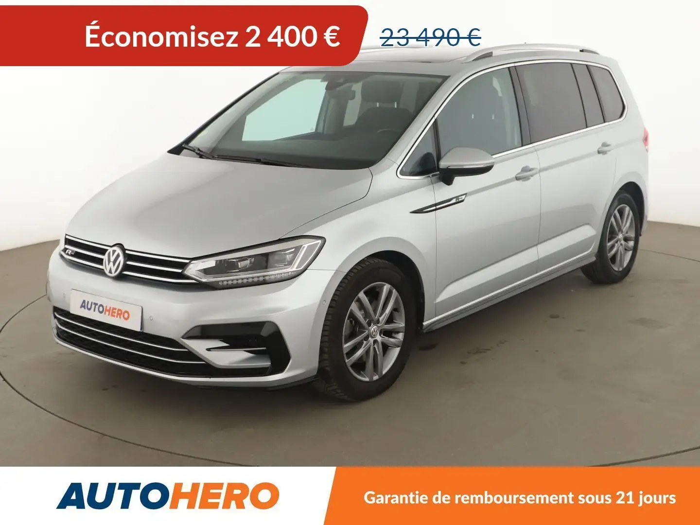 Volkswagen Touran 2.0 TDI BlueMotion Tech R-Line DSG6 Gris - 1