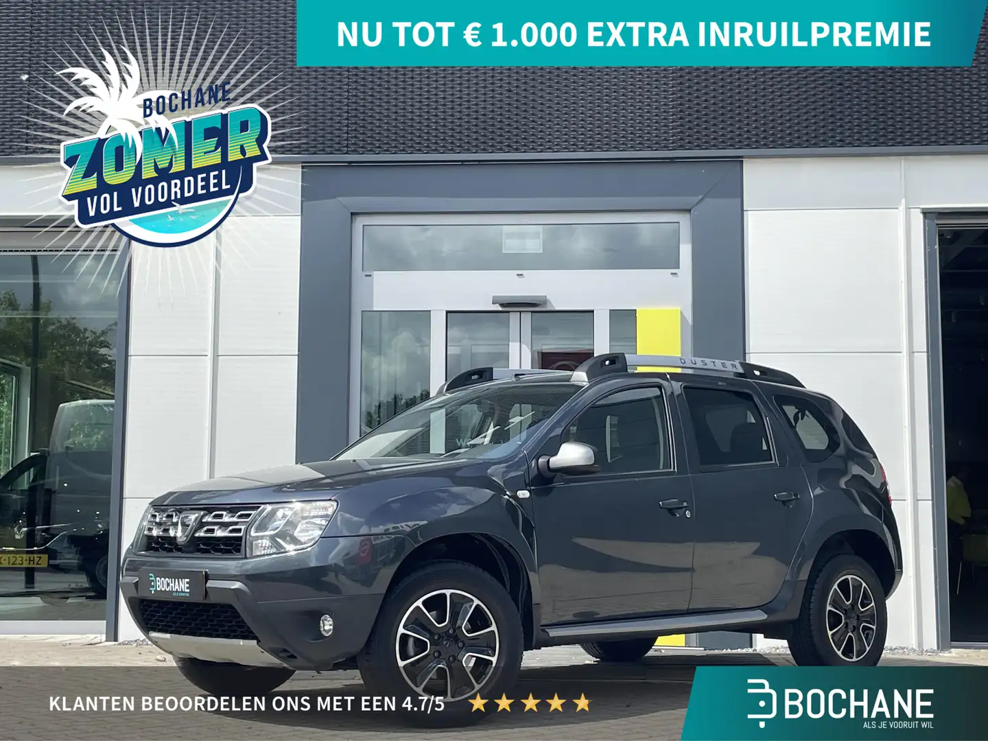 Dacia Duster 1.2 TCe 4x2 Blackshadow Grijs - 1