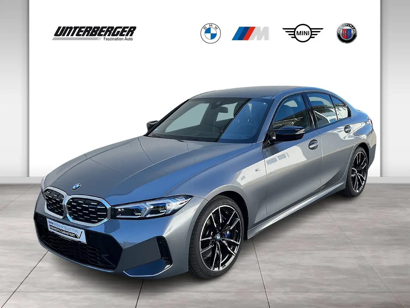 BMW 340 M340i xDrive Limo 19" HiFi DA PA LED Leder Grigio - 1
