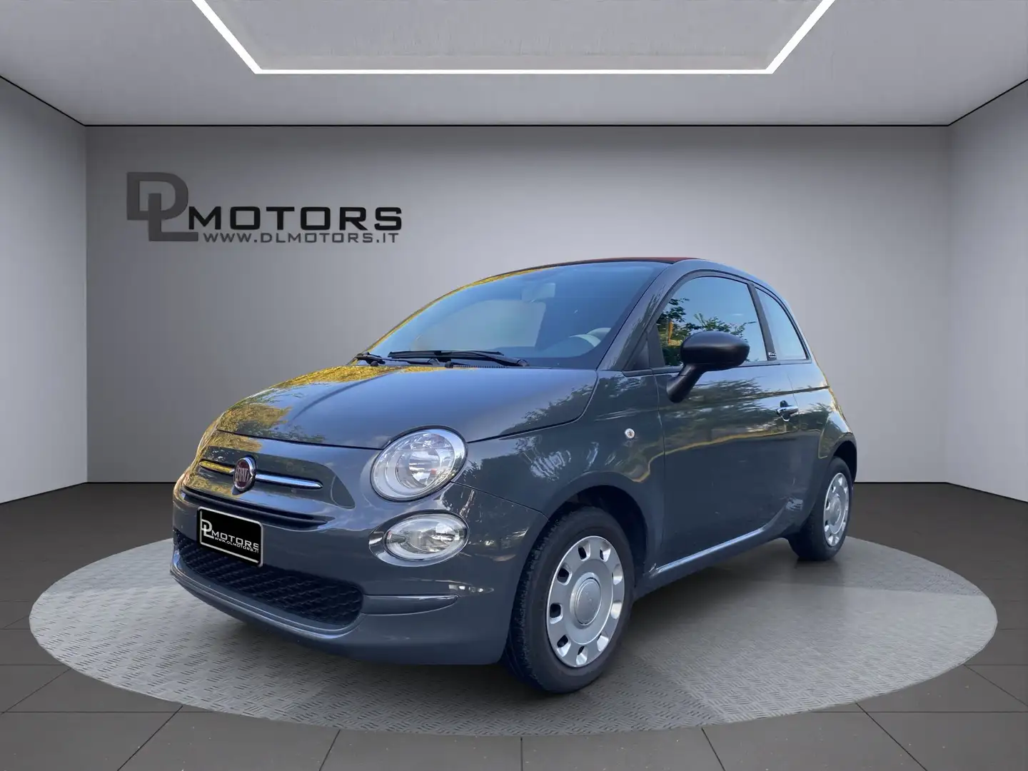 Fiat 500C CABRIO, CULT, 1.0 HYBRID, POCHI KM, NEOPATENTATI! Gris - 1