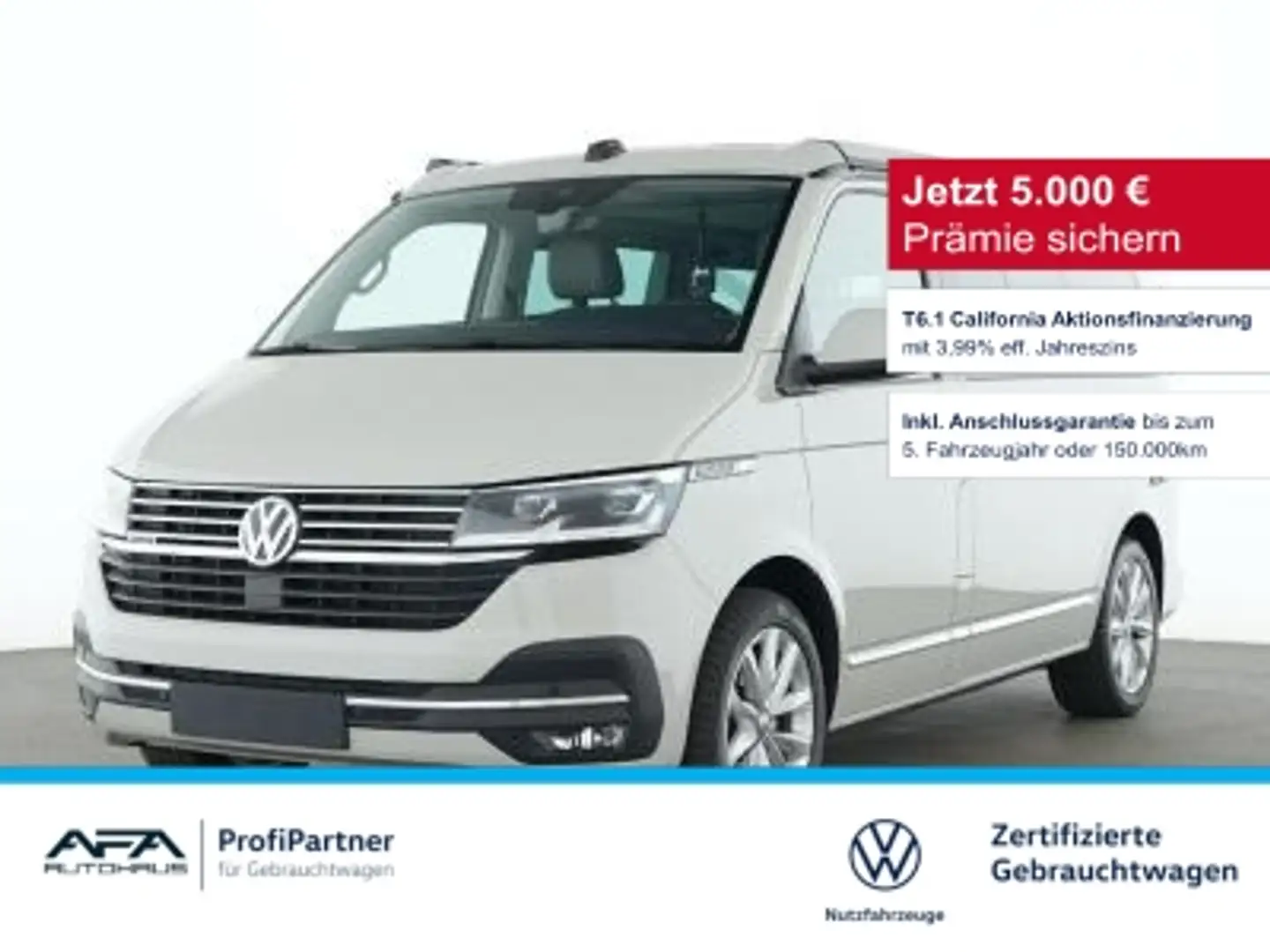 Volkswagen T6.1 California 2,0 TDI Ocean 4M DSG AHK*STHZ*ACC Grau - 1