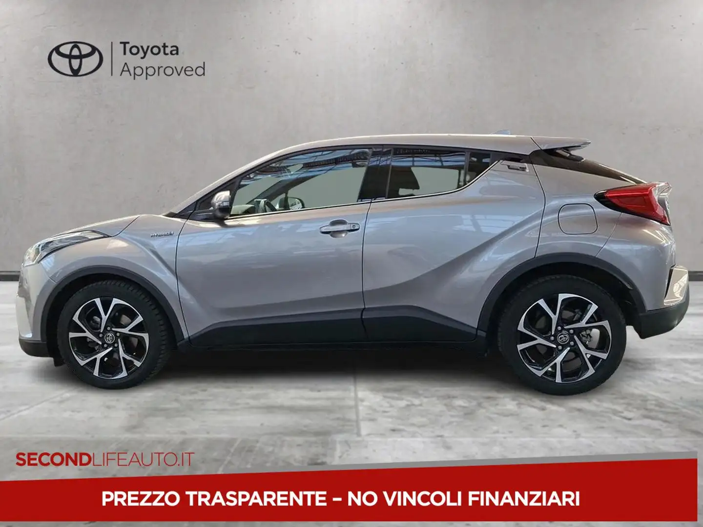Toyota C-HR 1.8h Trend 2wd e-cvt Argento - 2