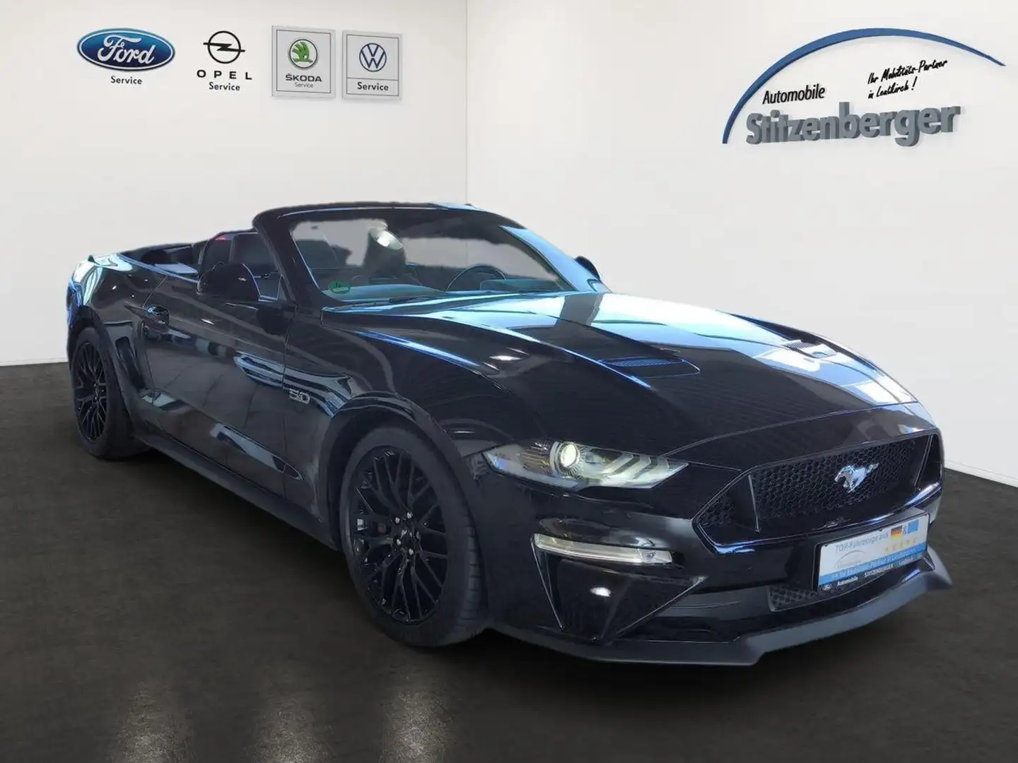 Ford Mustang GT Convertible 5.0 V8 *Navi*MagneRide* Noir - 2