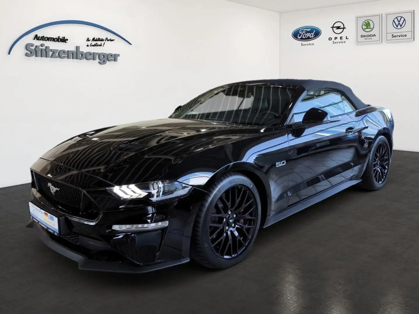 Ford Mustang GT Convertible 5.0 V8 *Navi*MagneRide* Noir - 1