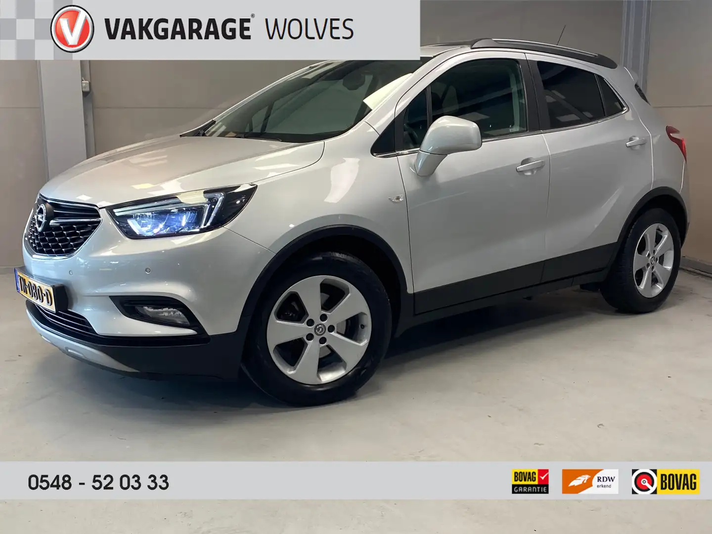 Opel Mokka X 1.4 Turbo Innovation | LEER | CAMERA | FULL LED | Grau - 1