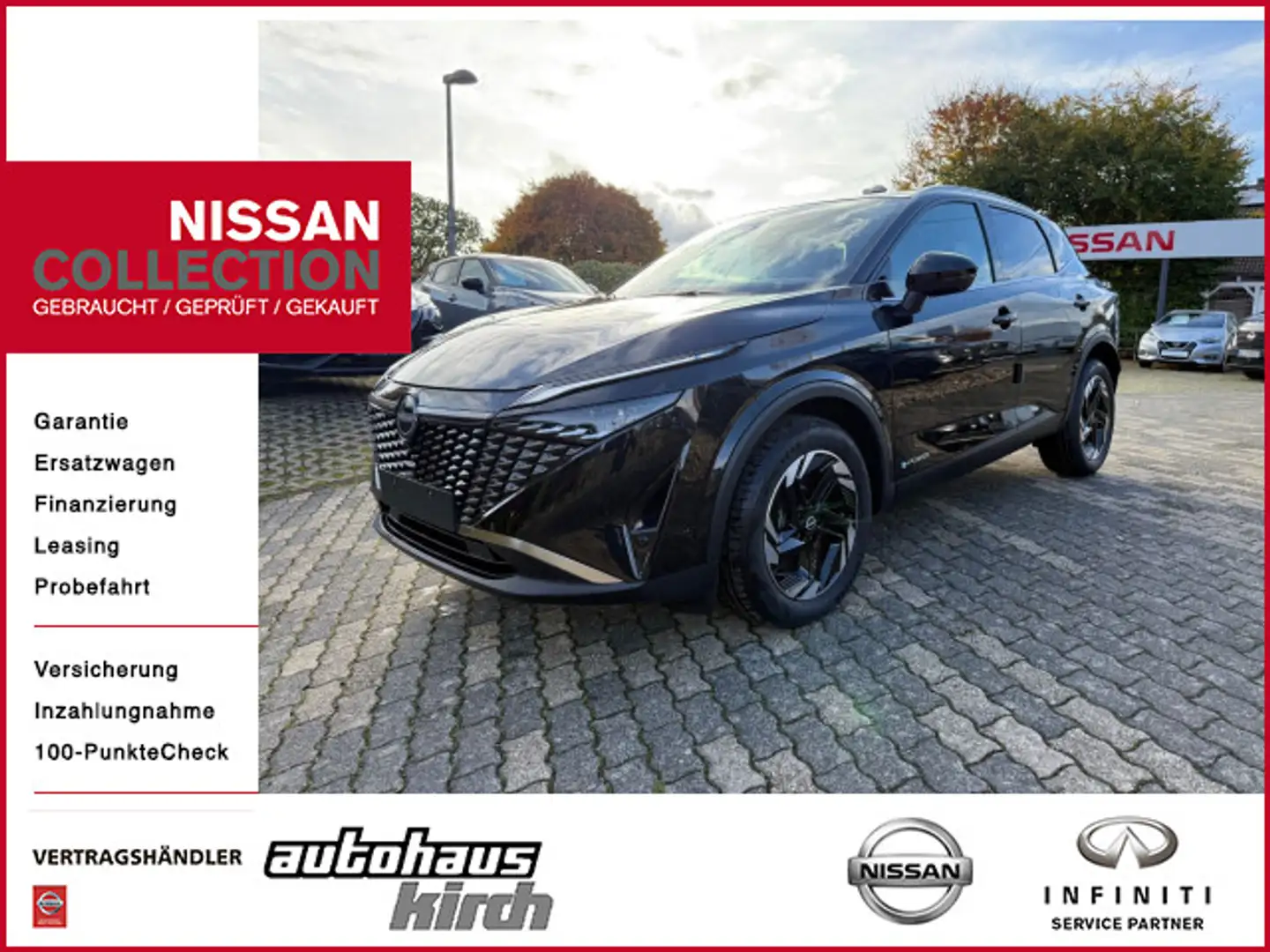 Nissan Qashqai N-Connecta e-Power 4x2 190PS Schwarz - 1