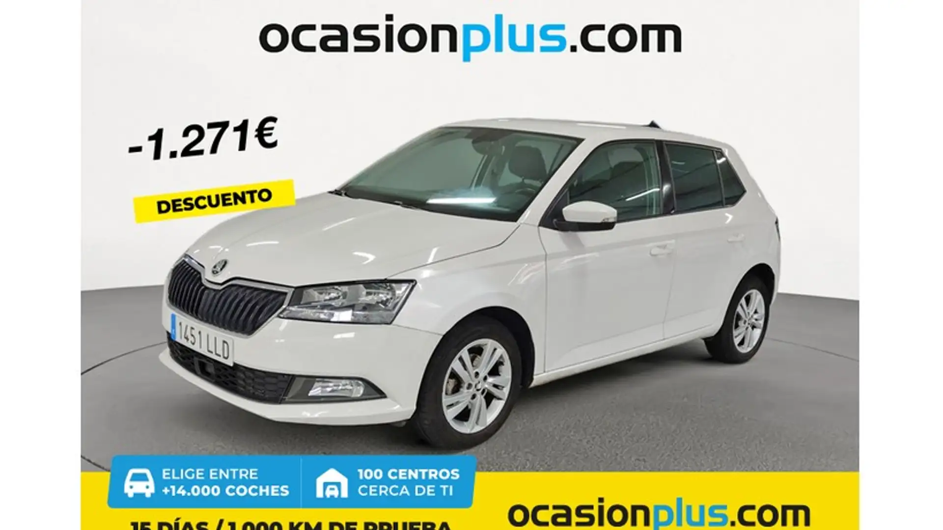 Skoda Fabia 1.0 TSI Ambition Plus 70kW Blanco - 1