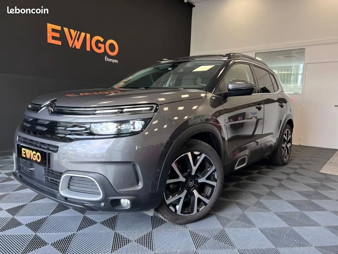 Citroen C5 Aircross Citroën 2.0L BLUEHDI 180ch SHINE PACK BVA Gris - 1