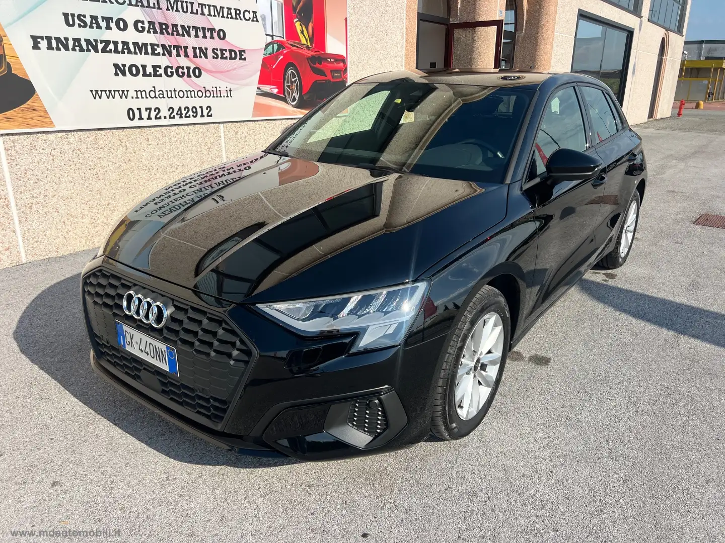 Audi A3 SPB 30 TDI Business SOLO KM.45000 RETROCAMERA Nero - 1