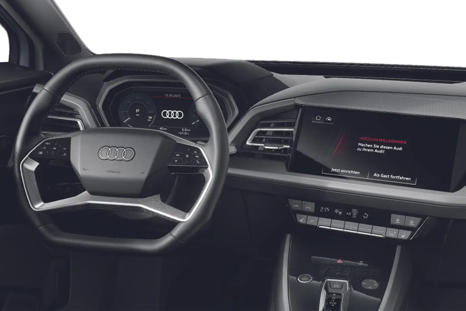 Audi Q4 e-tron 45 Advanced edition 82 kWh Grijs - 2