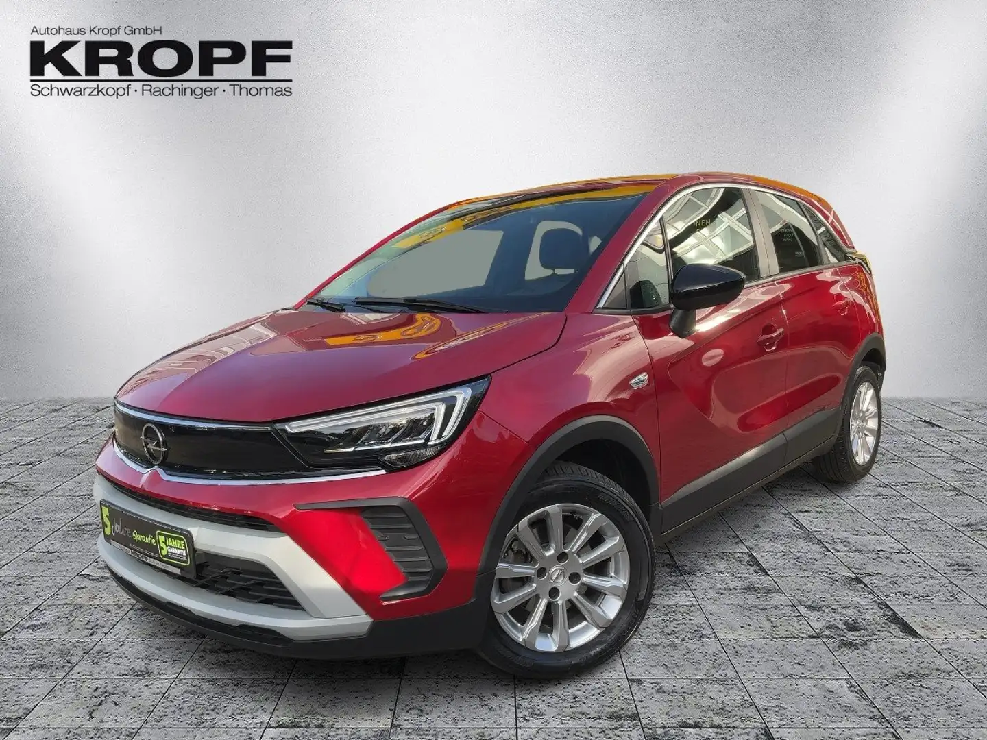 Opel Crossland 1.2 Turbo Elegance FIN ab 2,99% Klima Rot - 2