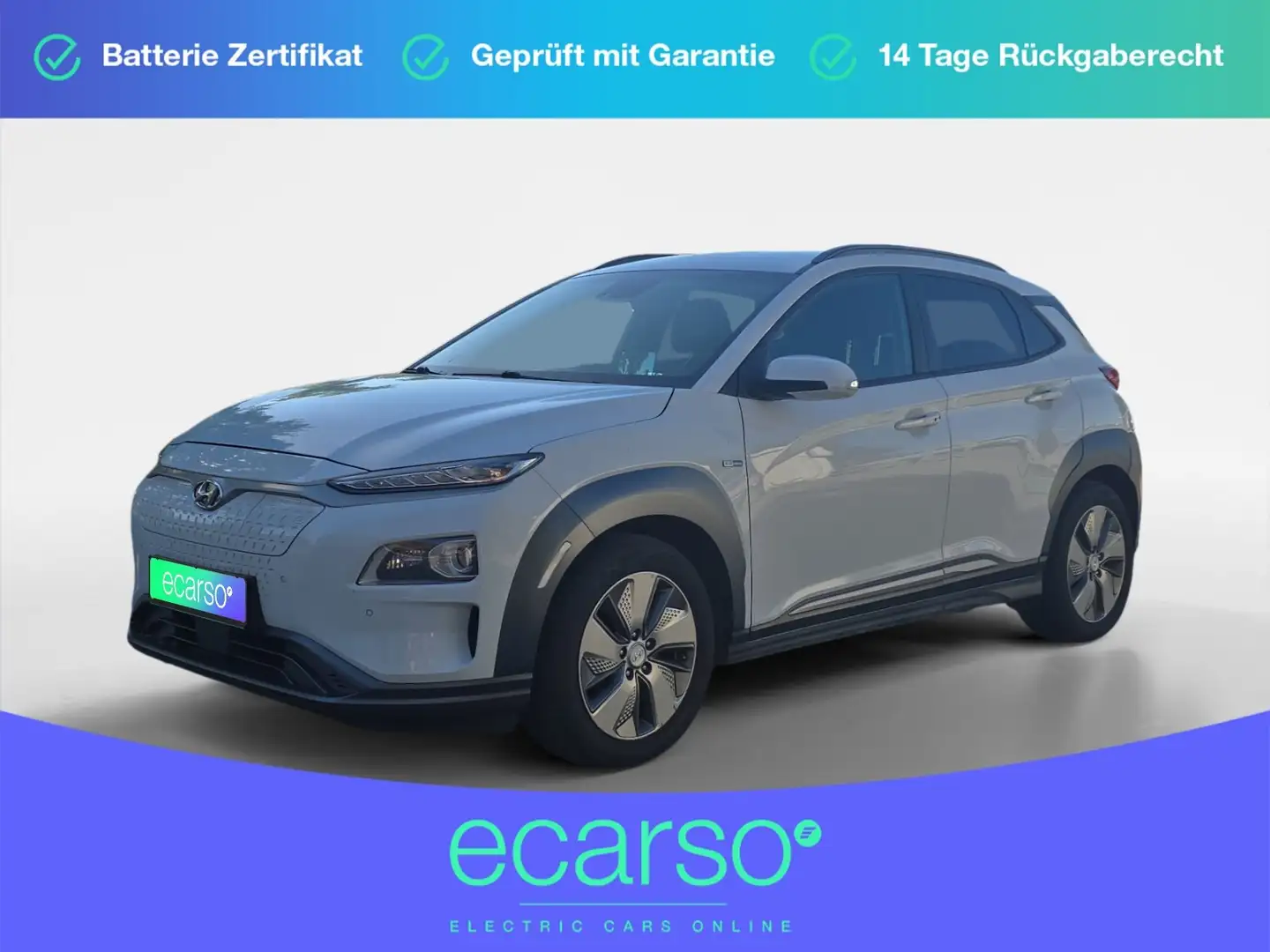 Hyundai KONA Premium Elektro 2WD Weiß - 1