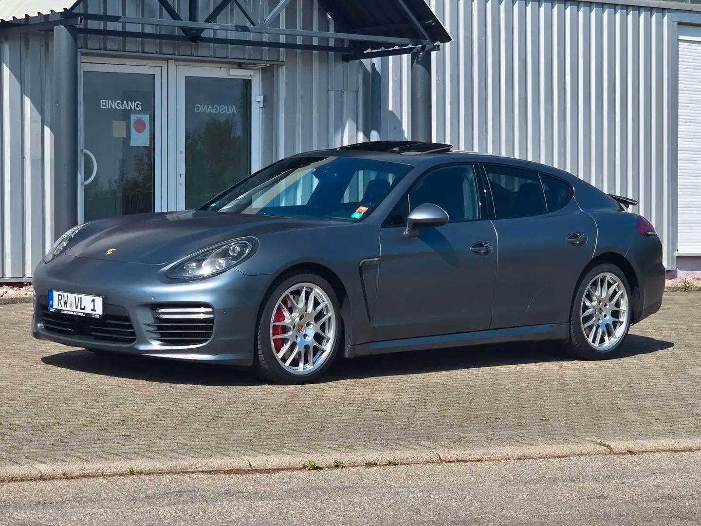 Porsche Panamera Turbo/LUFT/KAMERA360°/BURMESTER Gris - 1