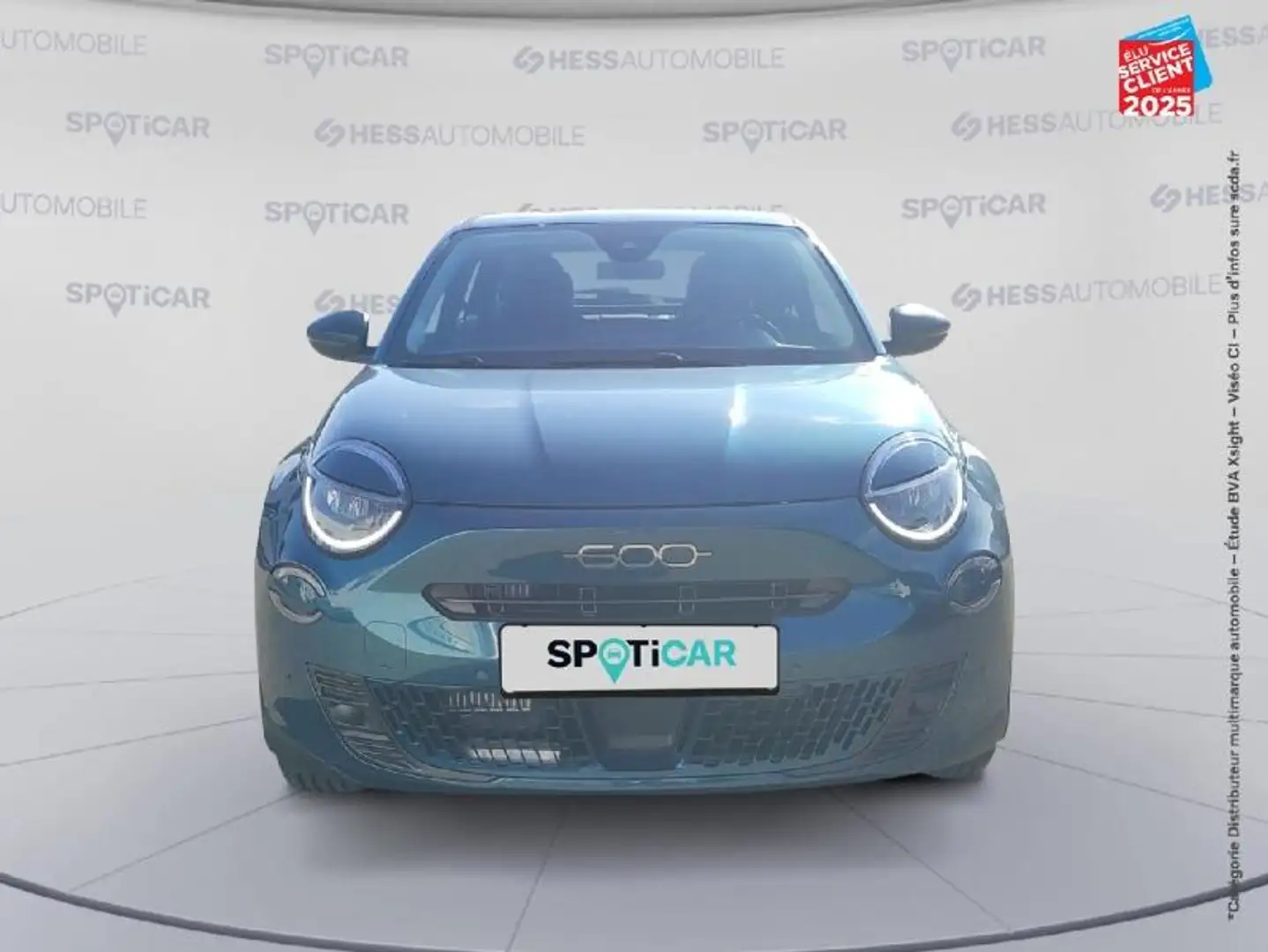 Fiat 600 1.2 Hybrid Turbo 110ch Pack Confort DCT6 Blauw - 2