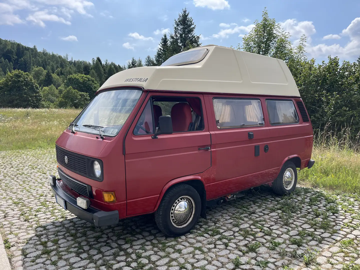 Volkswagen T3 Westfalia High Top Rosso - 2