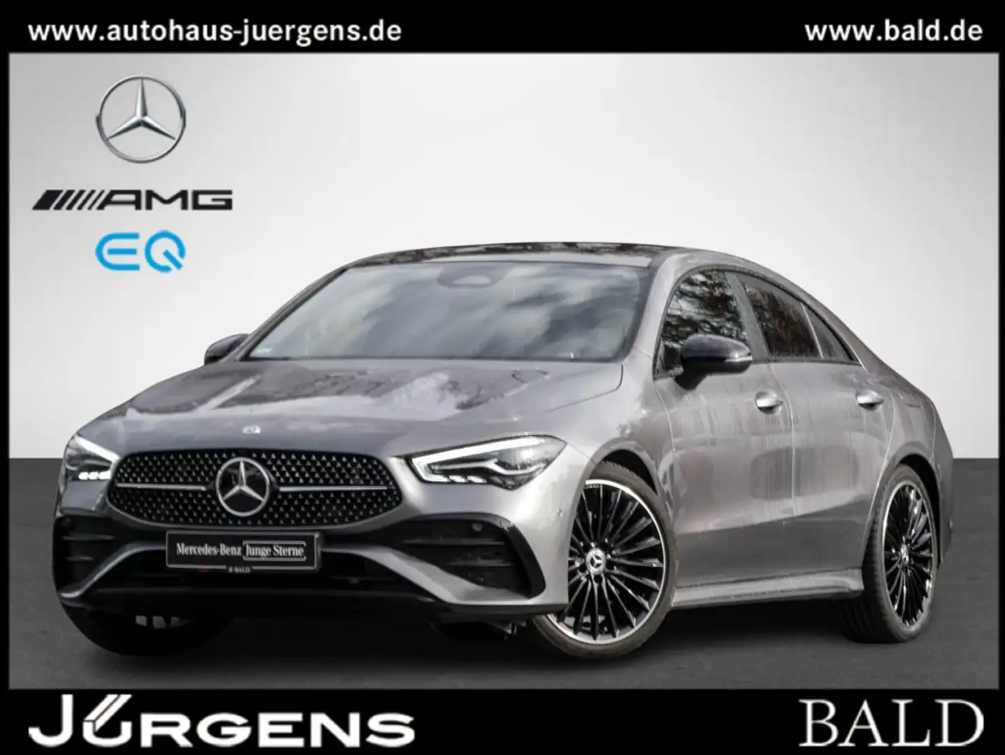 Mercedes-Benz CLA 200 Coupé AMG-Sport/Pano/AHK/Night/Totw/LED Grau - 1