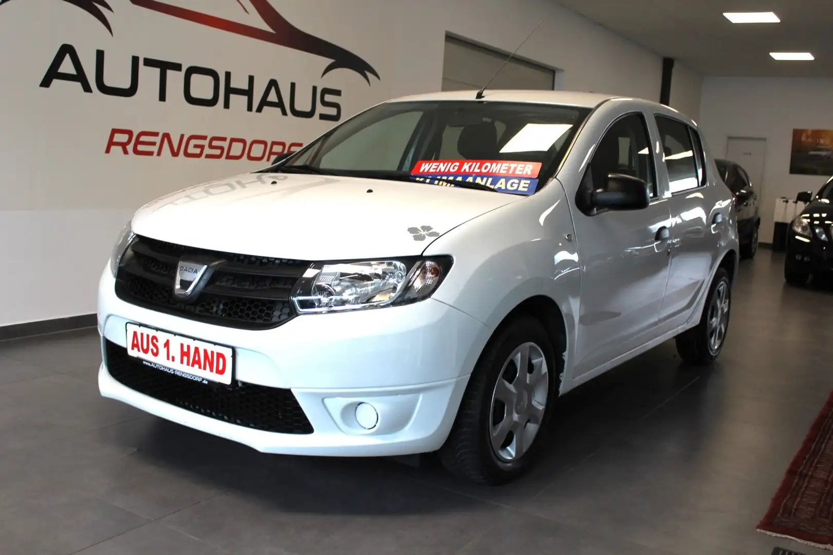 Dacia Sandero II Ambiance 1.-Hand Klima Weiß - 1
