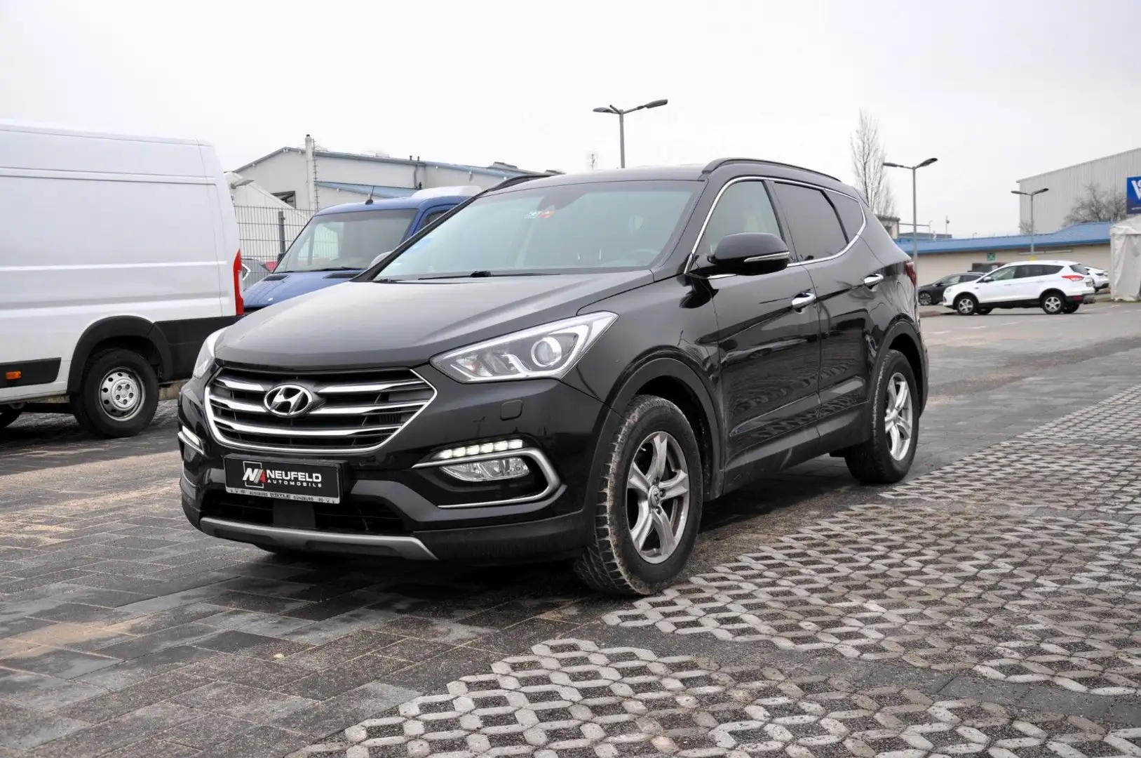Hyundai SANTA FE blue Premium 4WD Noir - 1