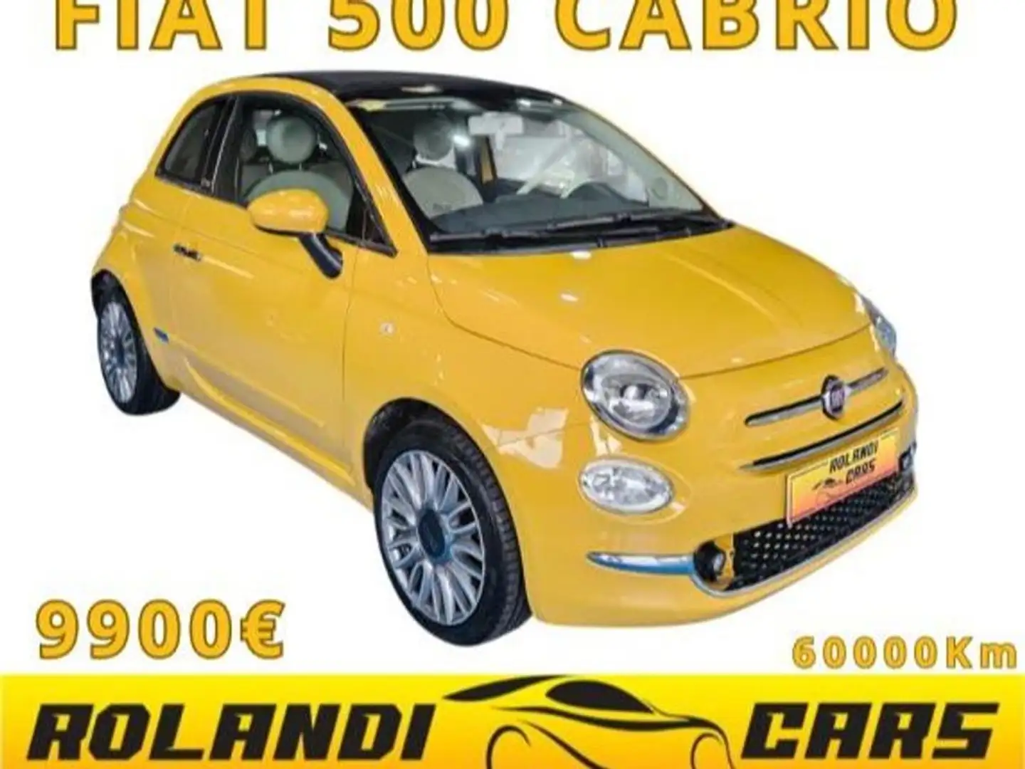Fiat 500C 1.2 Mirror Amarillo - 1