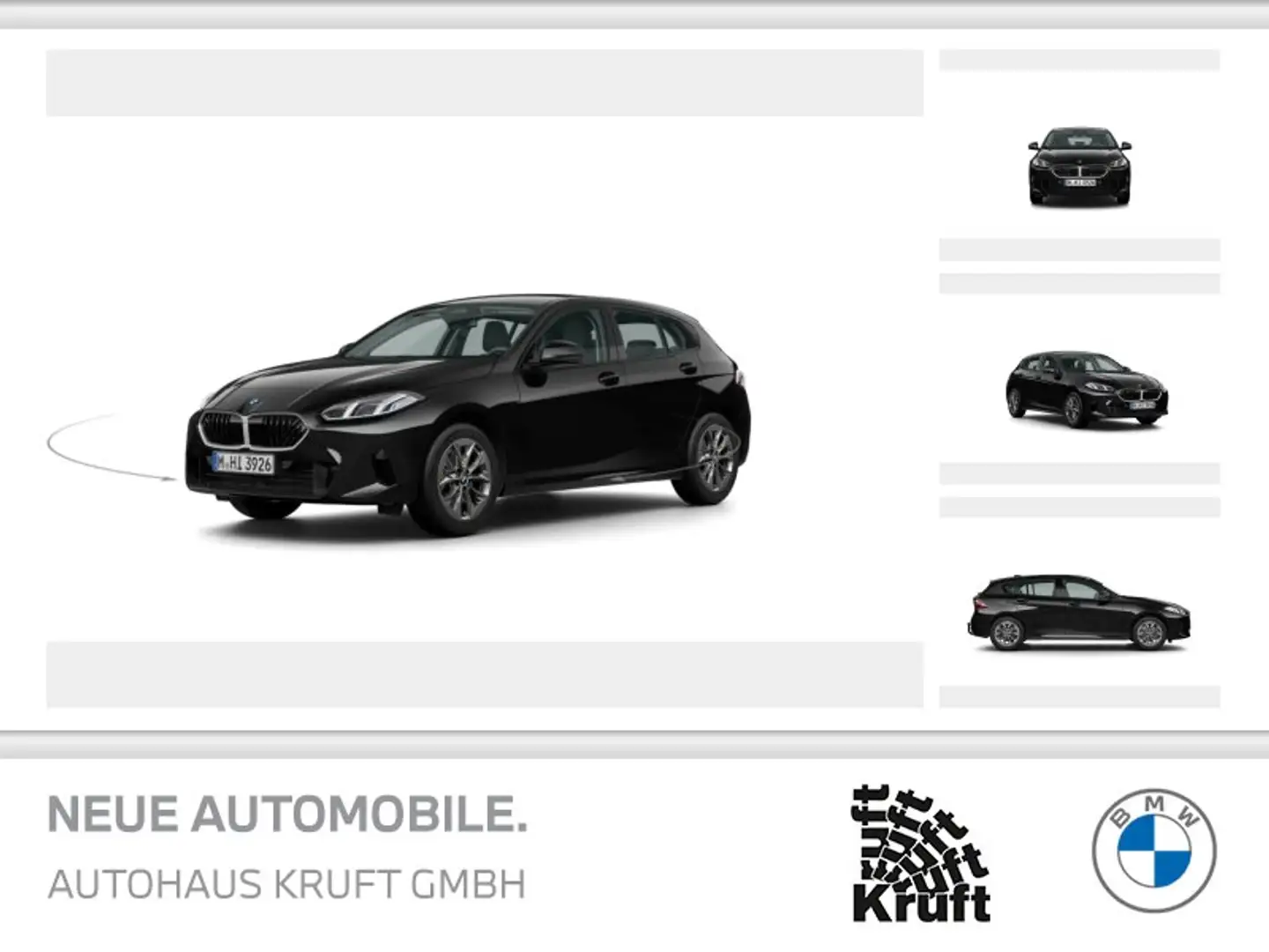 BMW 116 KLIMA.AUTO+17LM+AHK+RÜCKFAHRKAMERA+NAVI+SITZHEIZUN Negro - 1