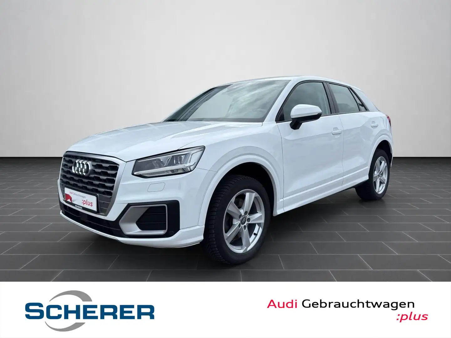 Audi Q2 2.0 TDI S tronic quattro SPORT NAVI SHZ Blanc - 1