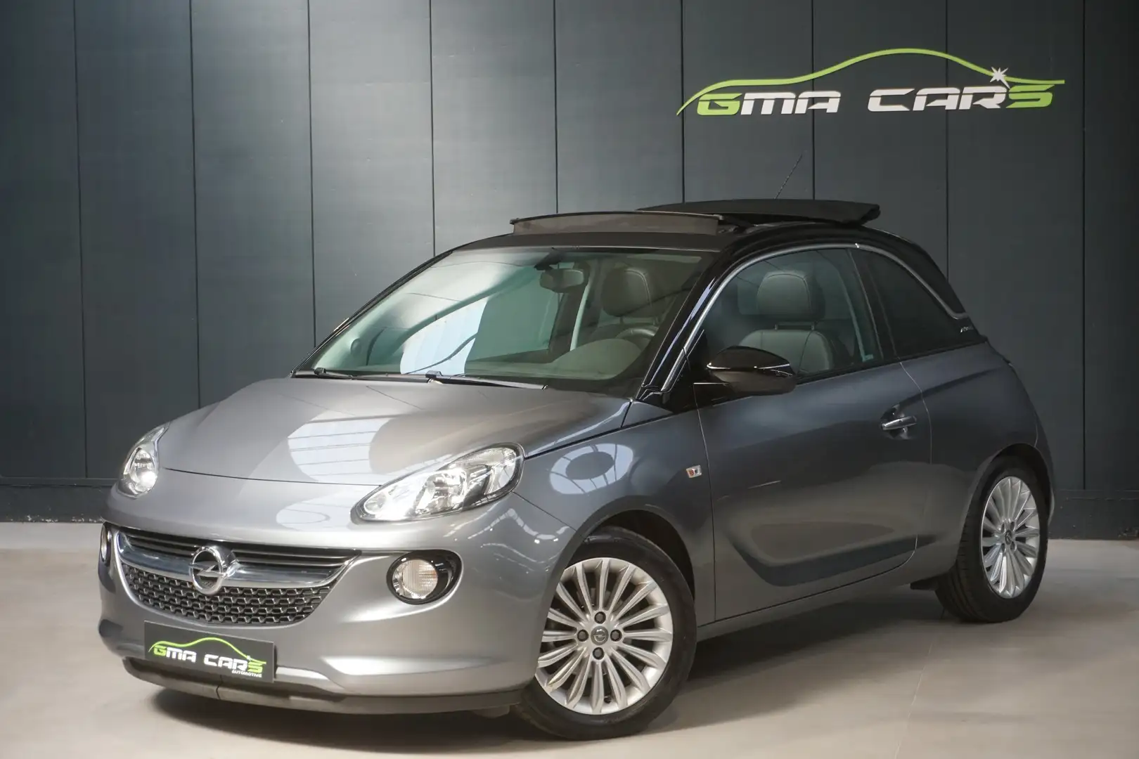 Opel Adam 1.4 Open Air Multimedia-Airco-PDC-Garantie Grijs - 1