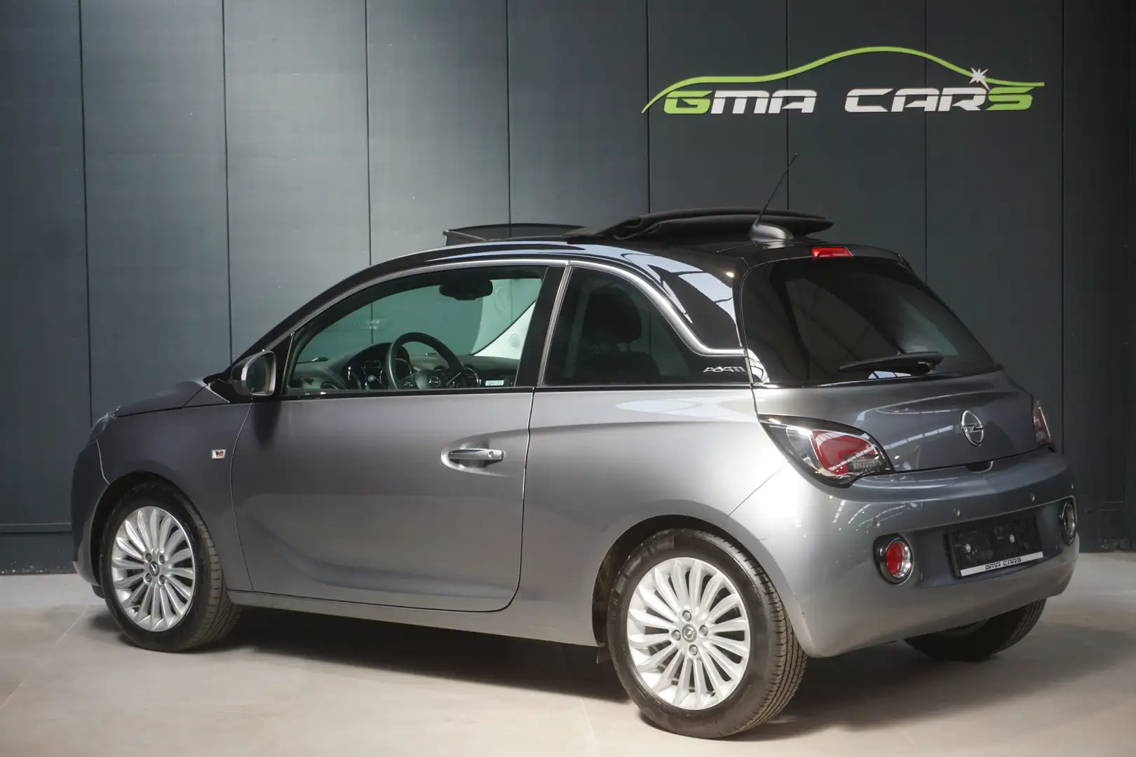 Opel Adam 1.4 Open Air Multimedia-Airco-PDC-Garantie Grijs - 2