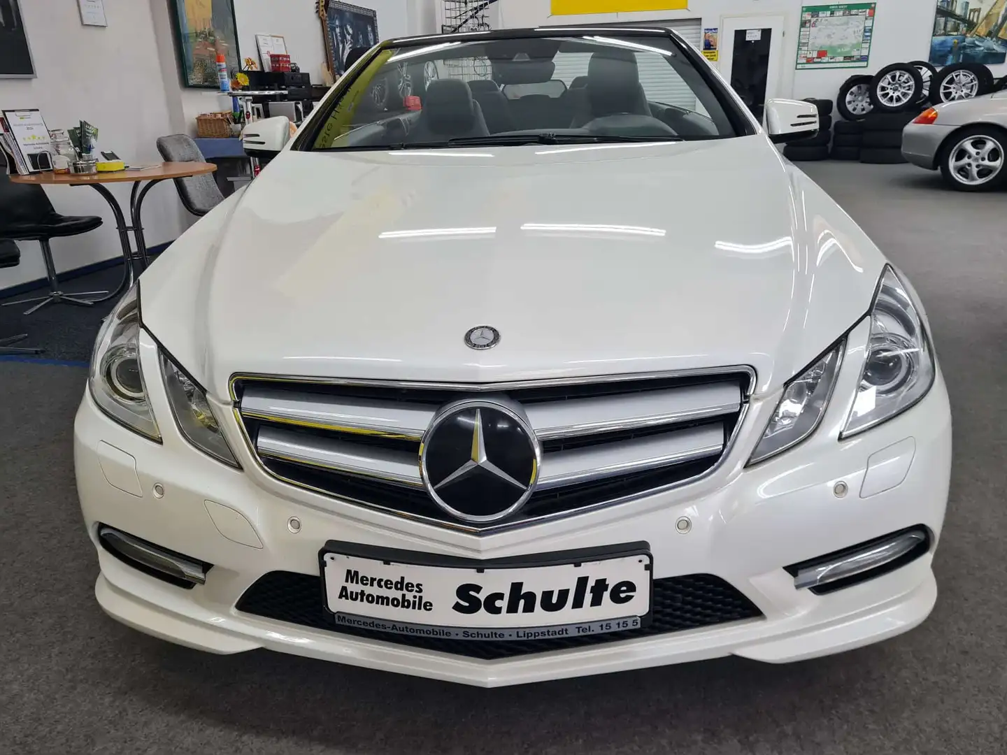 Mercedes-Benz E 500 Cabrio BlueEF.Eleg. AMG,Distro.,Kamera,Comand,ILS Blanc - 2