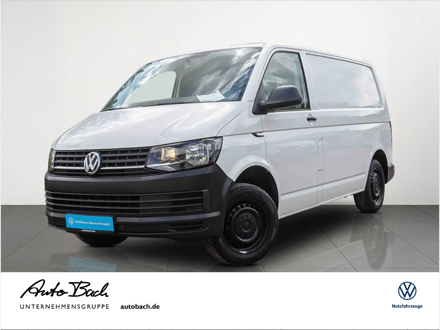 Volkswagen T6 Transporter 2.0 TDI kR Klima Radio EPH MFA AHK White - 1