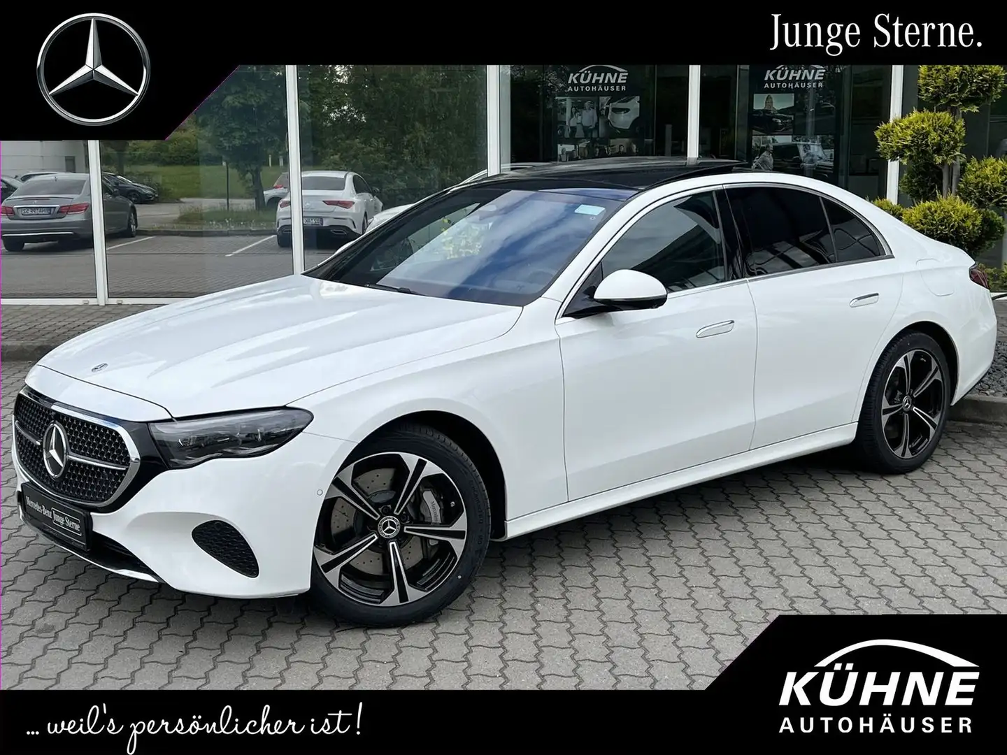 Mercedes-Benz E 400 e 4M+Panodach+Lederpalet+DC Laden+Winter Blanc - 1