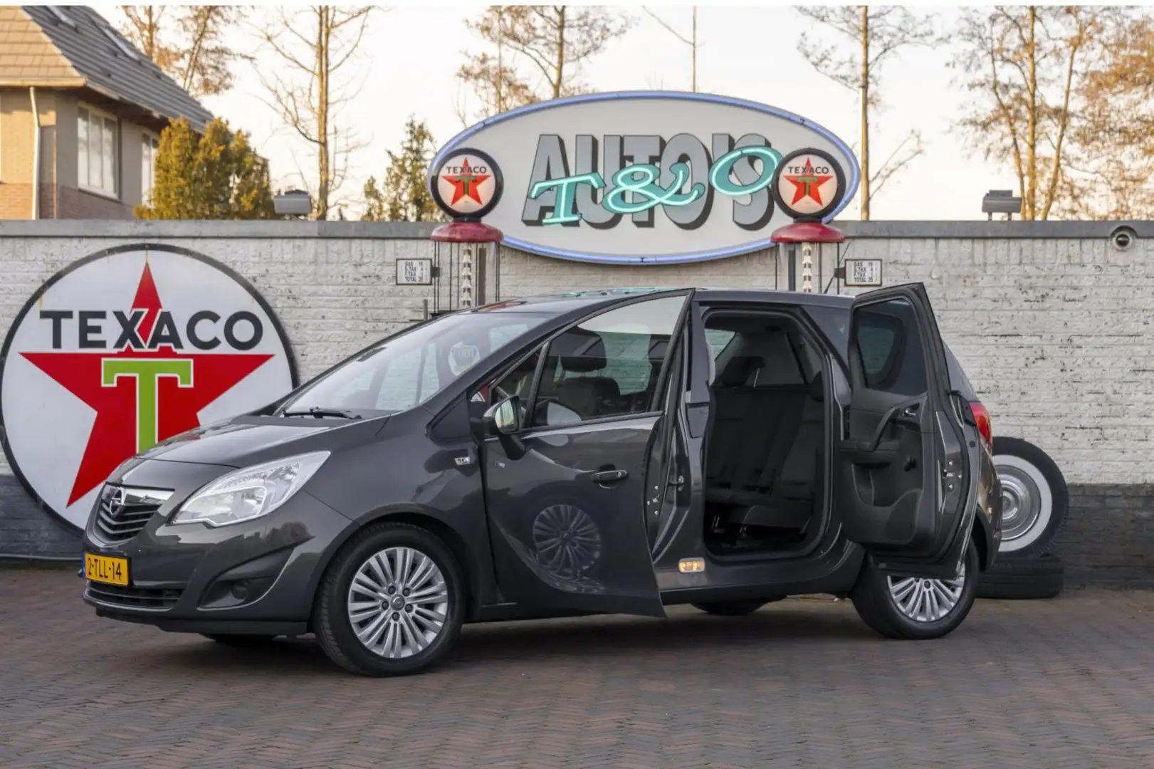 Opel Meriva 1.4 Turbo Automaat 1e Eigenaar 75.300 km +NAP Grau - 2