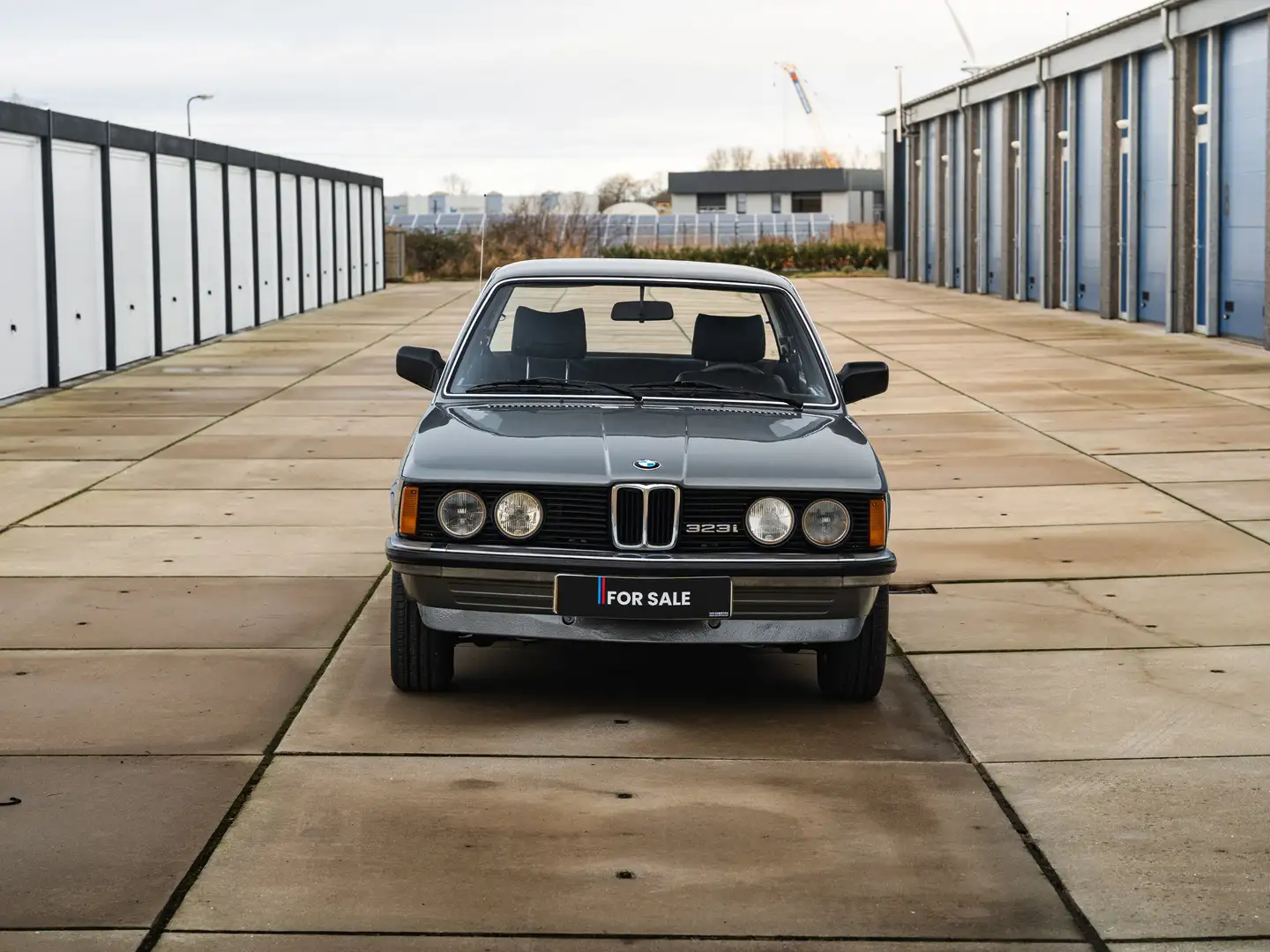 BMW 323 Handgeschakeld 1980 Ascot grijs Gerestaureerd Grigio - 2