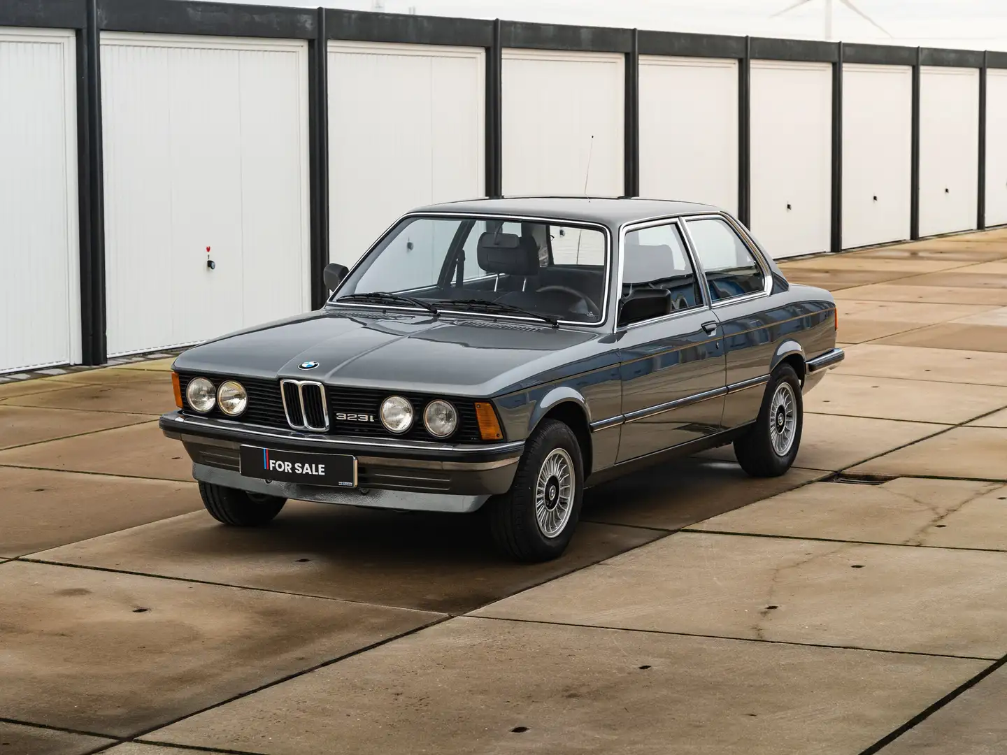 BMW 323 Handgeschakeld 1980 Ascot grijs Gerestaureerd Gri - 1