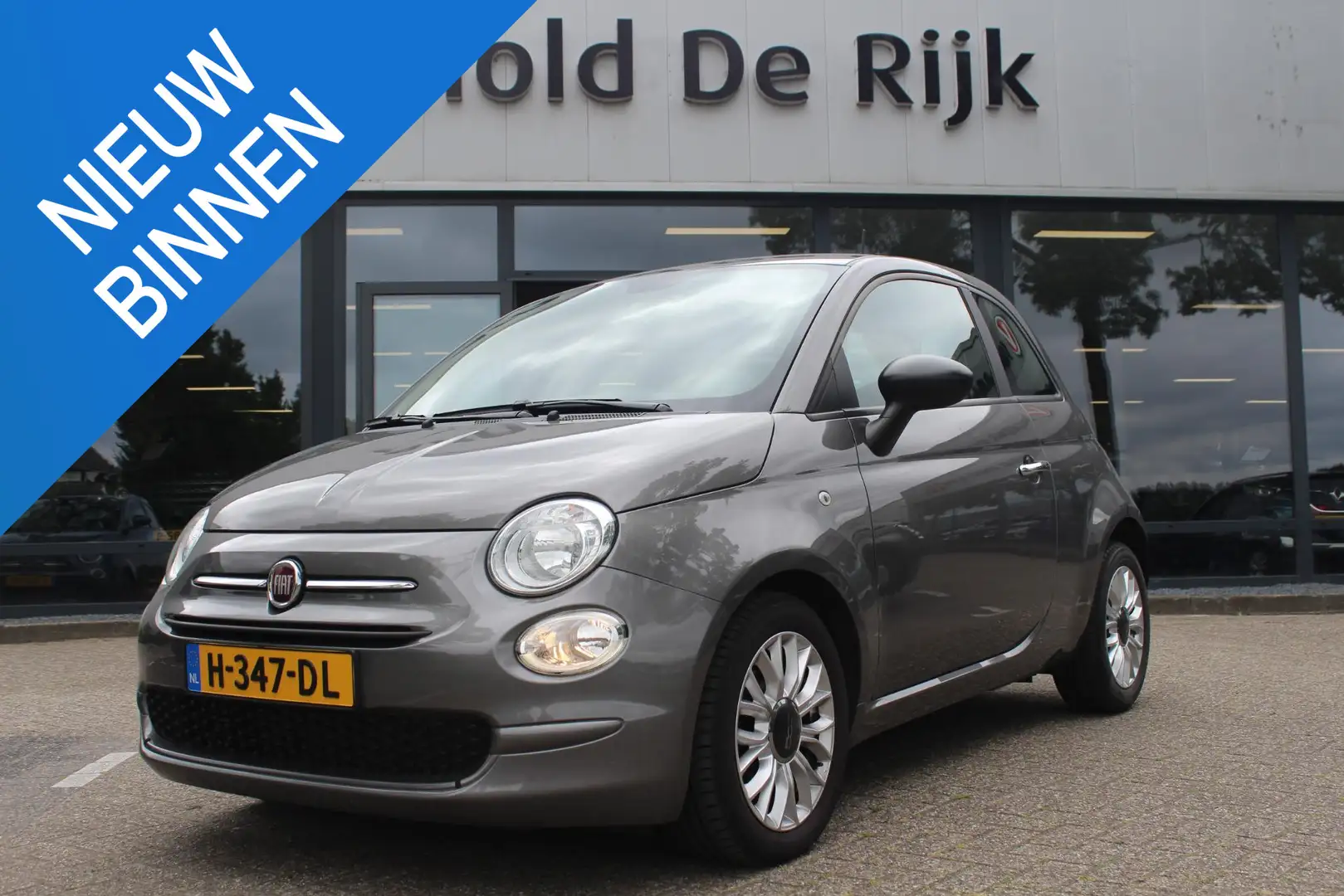 Fiat 500 0.9 TwinAir Turbo Young Grijs - 1