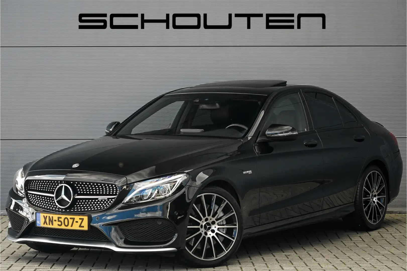 Mercedes-Benz C 43 AMG 4MATIC Pano Night Stoelverw 19" Noir - 1