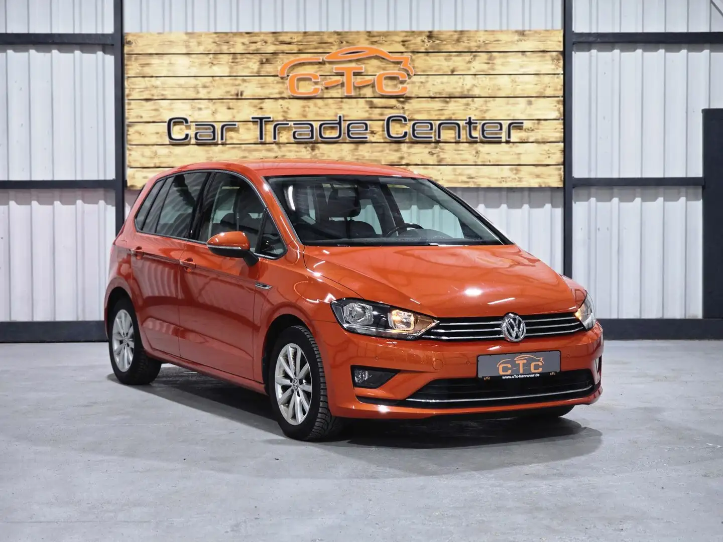 Volkswagen Golf Sportsvan VII Lounge/Klima/EURO6/TÜV-NEU Orange - 2