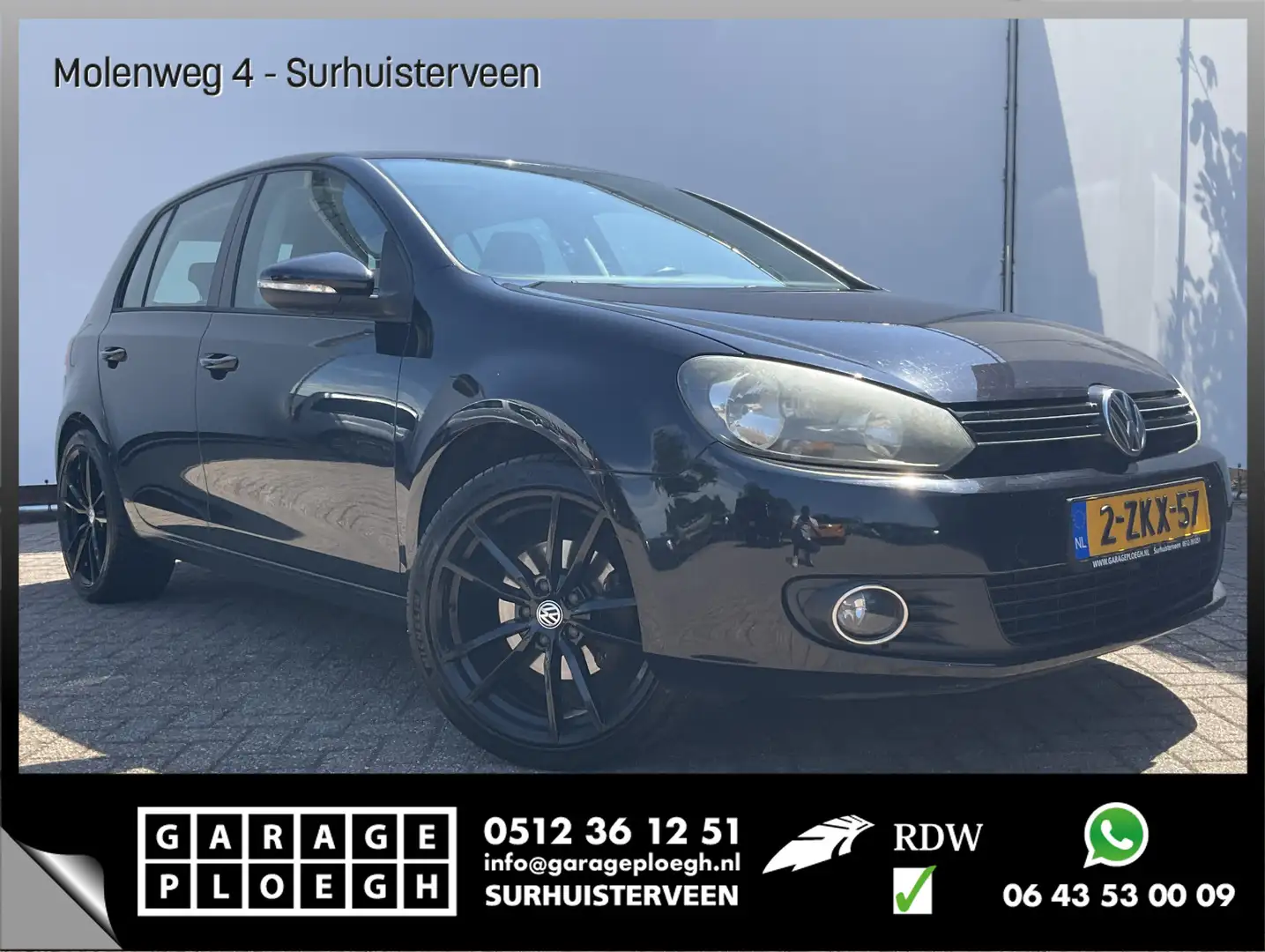 Volkswagen Golf 2.0 TDI Comfortline Automaat Trekhaak Carplay Nav/ Чорний - 1