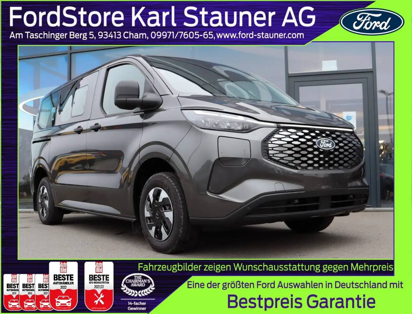 Ford Transit Custom Kombi Limited BEV 340 L1 0,0% FIN Alb - 1