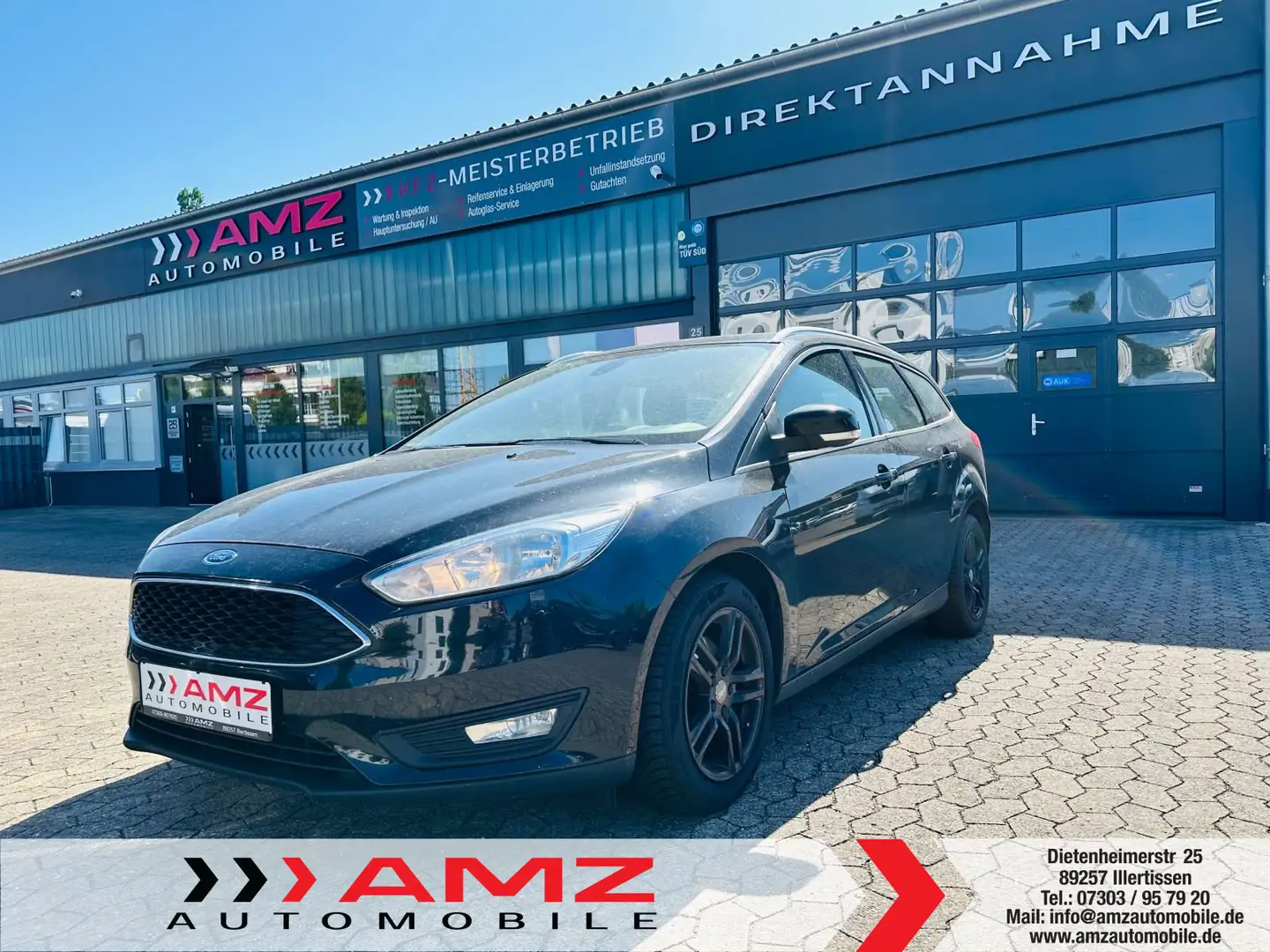 Ford Focus Turnier 1.0 Business Navi Bluetooth SHZ Schwarz - 1