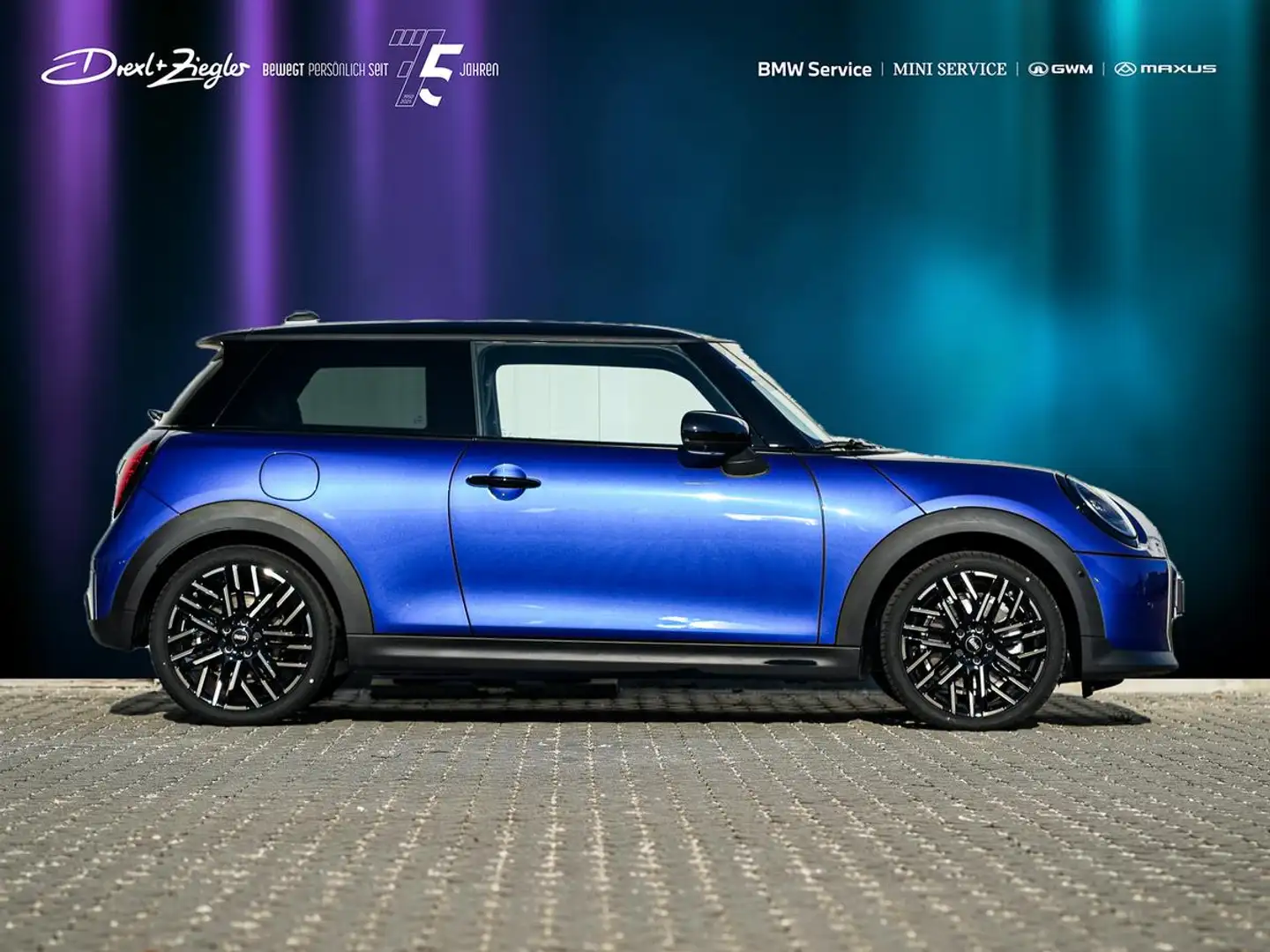 MINI Cooper 3-t Favoured Paket L 18 PANO NaviAR H&K Blauw - 2