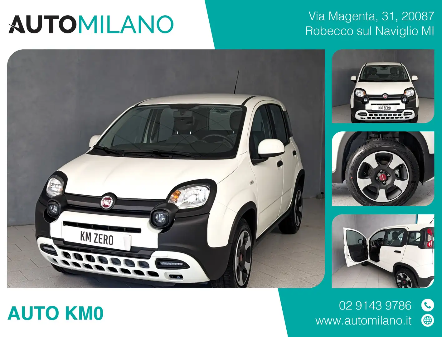 Fiat Panda 1.0 HYBRID 70CV CITY CROSS Fehér - 1