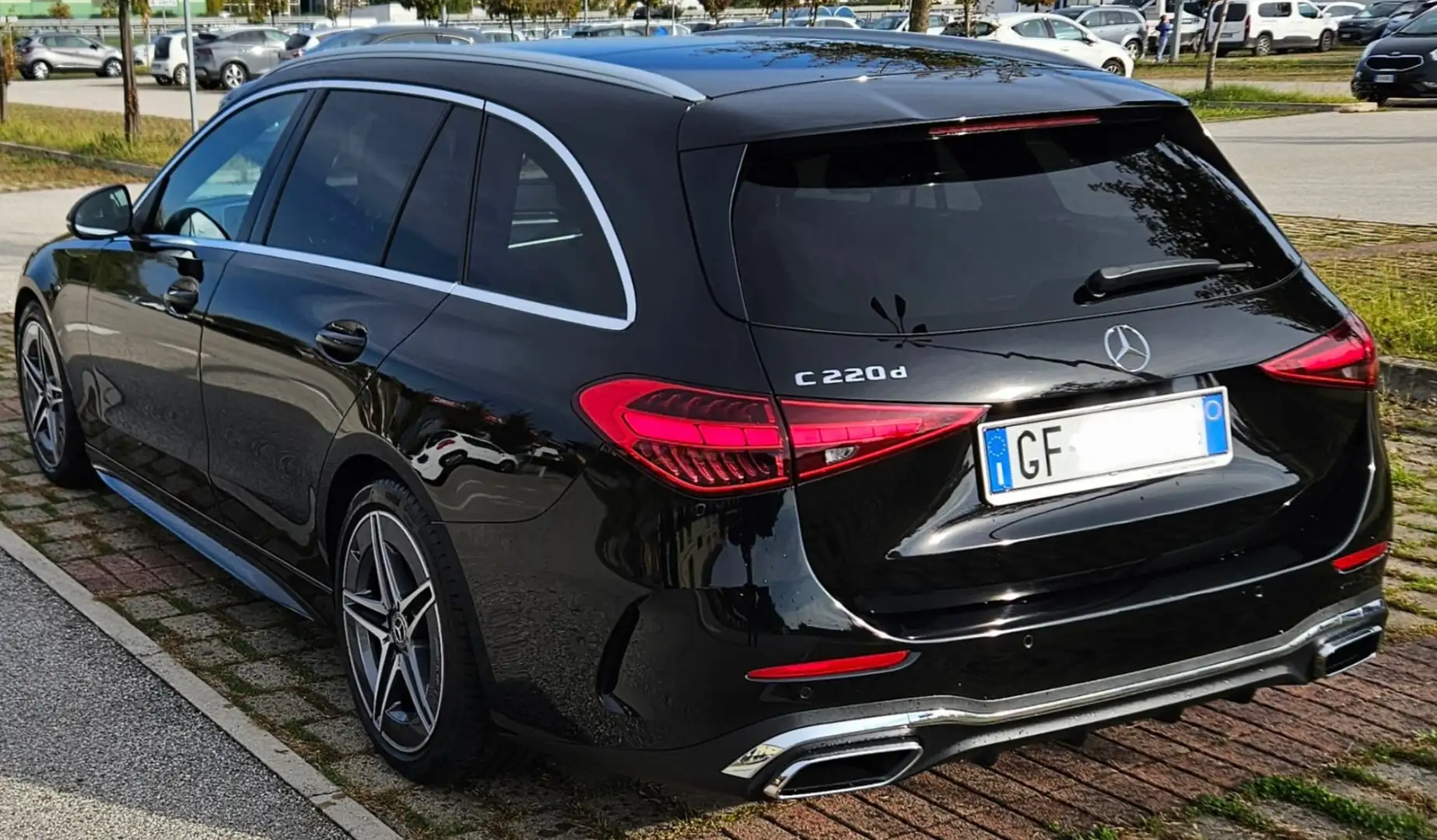 Mercedes-Benz C 220 Classe C SW d mhev Premium auto AMG Nero - 2