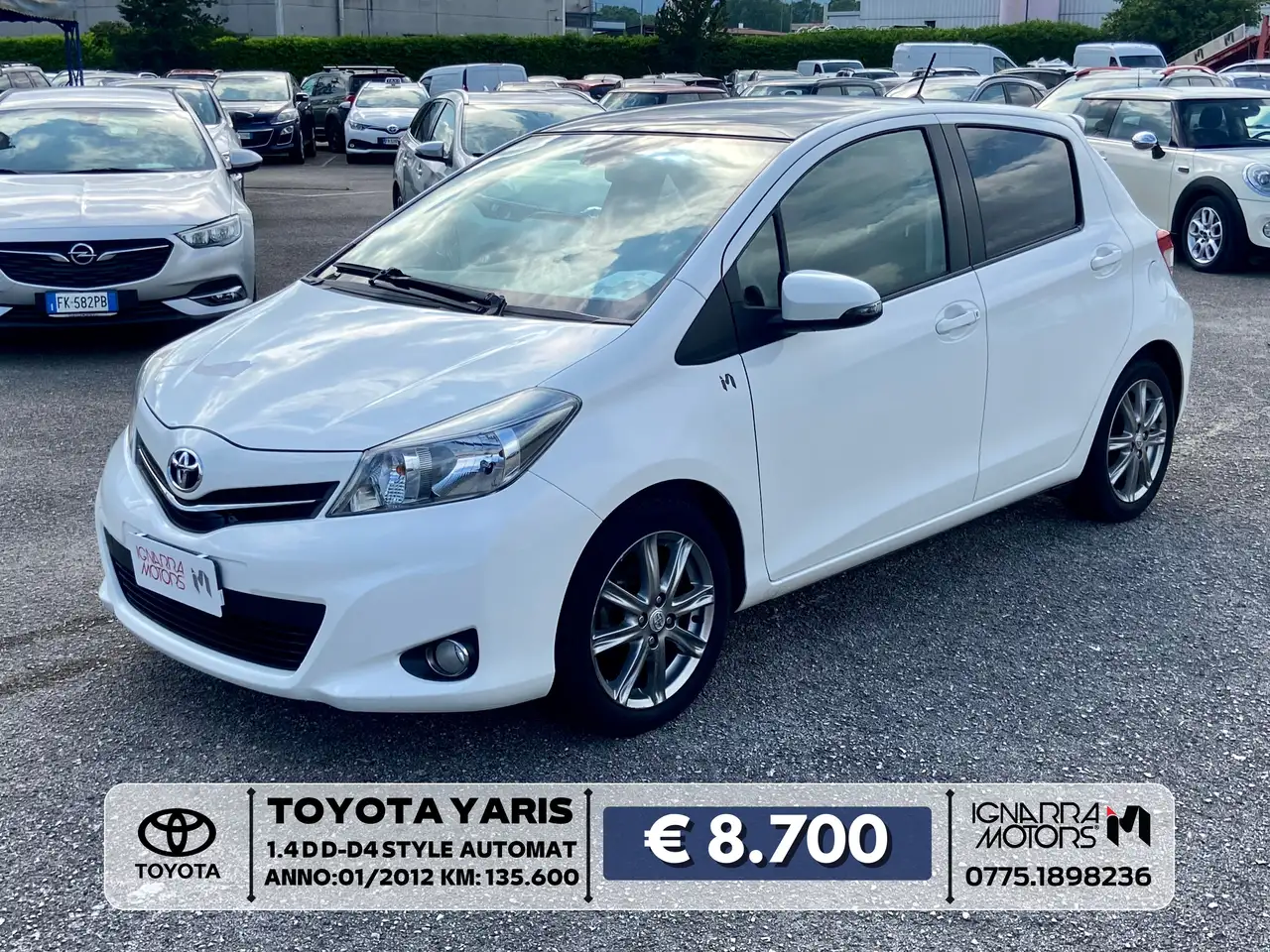usato Toyota Yaris Berlina a Latina per € 8.700,-