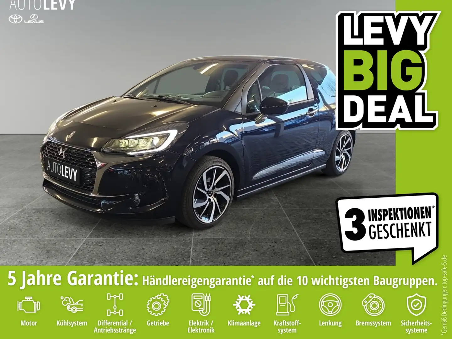 Citroen DS3 PureTech 130 *PDC*LED* plava - 1