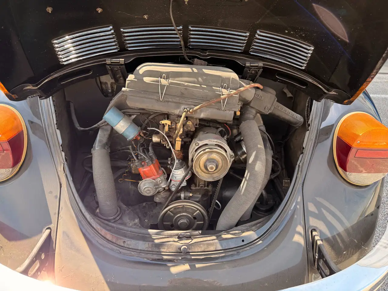 Volkswagen Maggiolino Maggiolone Cabriolet Karman 1303 storica ASI, foto 8