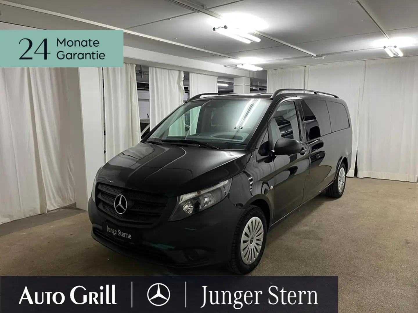 Mercedes-Benz Vito 116 CDI Tourer Pro XL 2xKlima AHK Navi DAB Schwarz - 2
