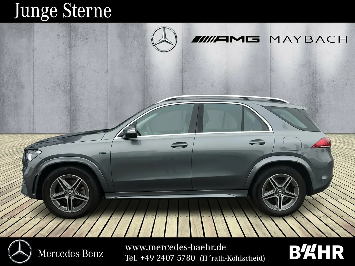 Mercedes-Benz GLE 350 GLE 350 de 4M AMG/Pano/Airmatic/360°/Burmester Grau - 2