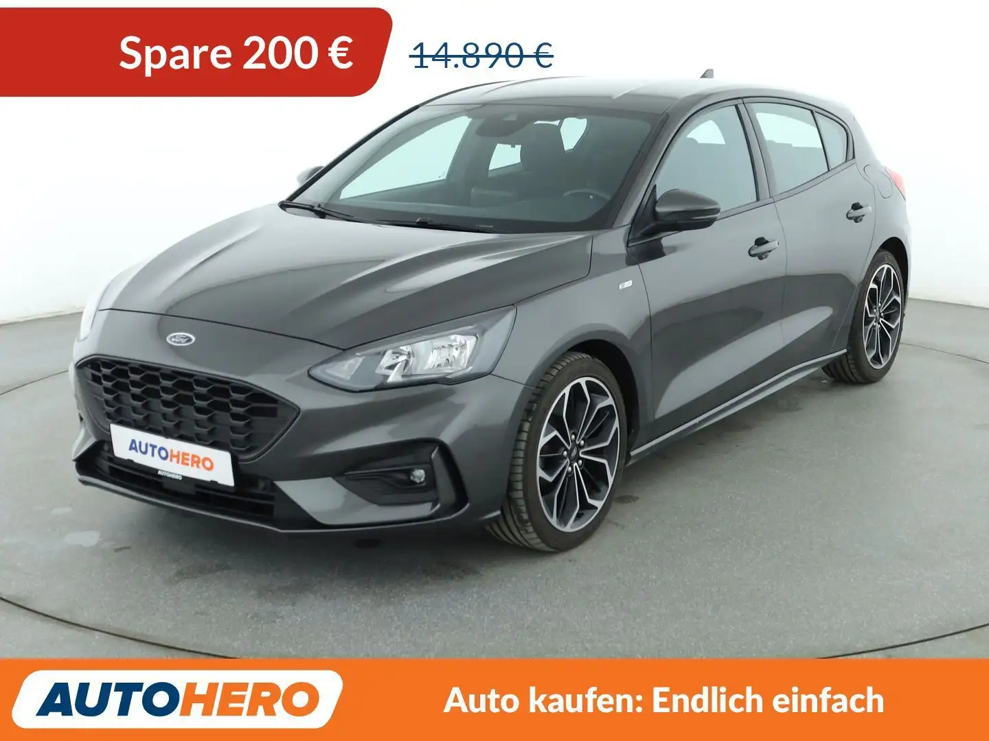 Ford Focus 1.5 EcoBoost ST-Line *NAVI*TEMPO*PDC*SHZ*LHZ* Gris - 1