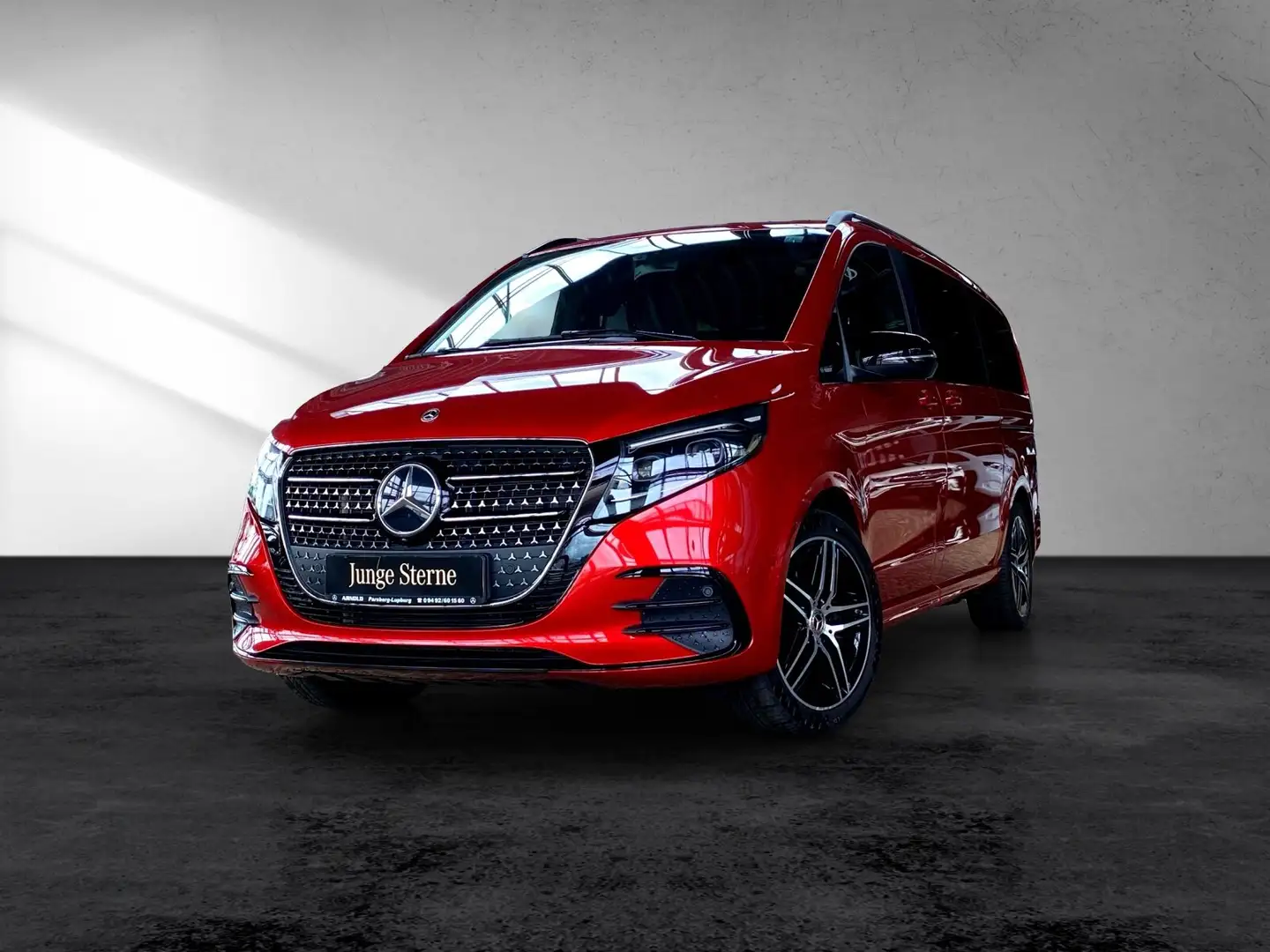 Mercedes-Benz V 300 V 300 d 4M Lang STYLE+ AMG L. AHK Pano Distr 7-S Rot - 2