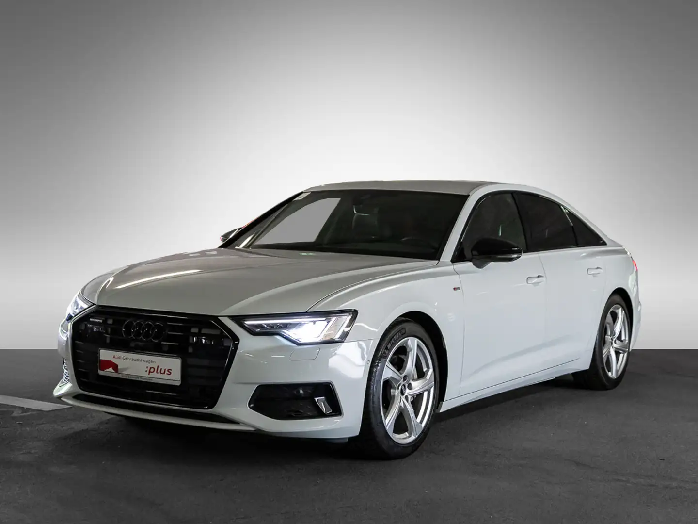 Audi A6 Lim 45 TFSI qu S line AHK Matrix virtCo 360° Weiß - 2
